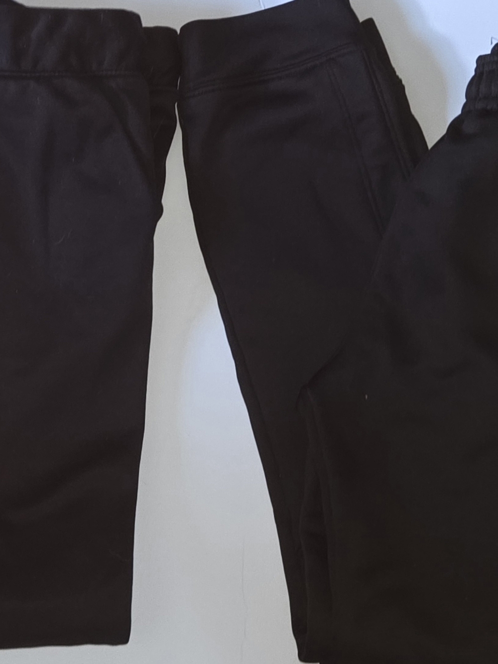 Kids Black Casual Pull-On Pants